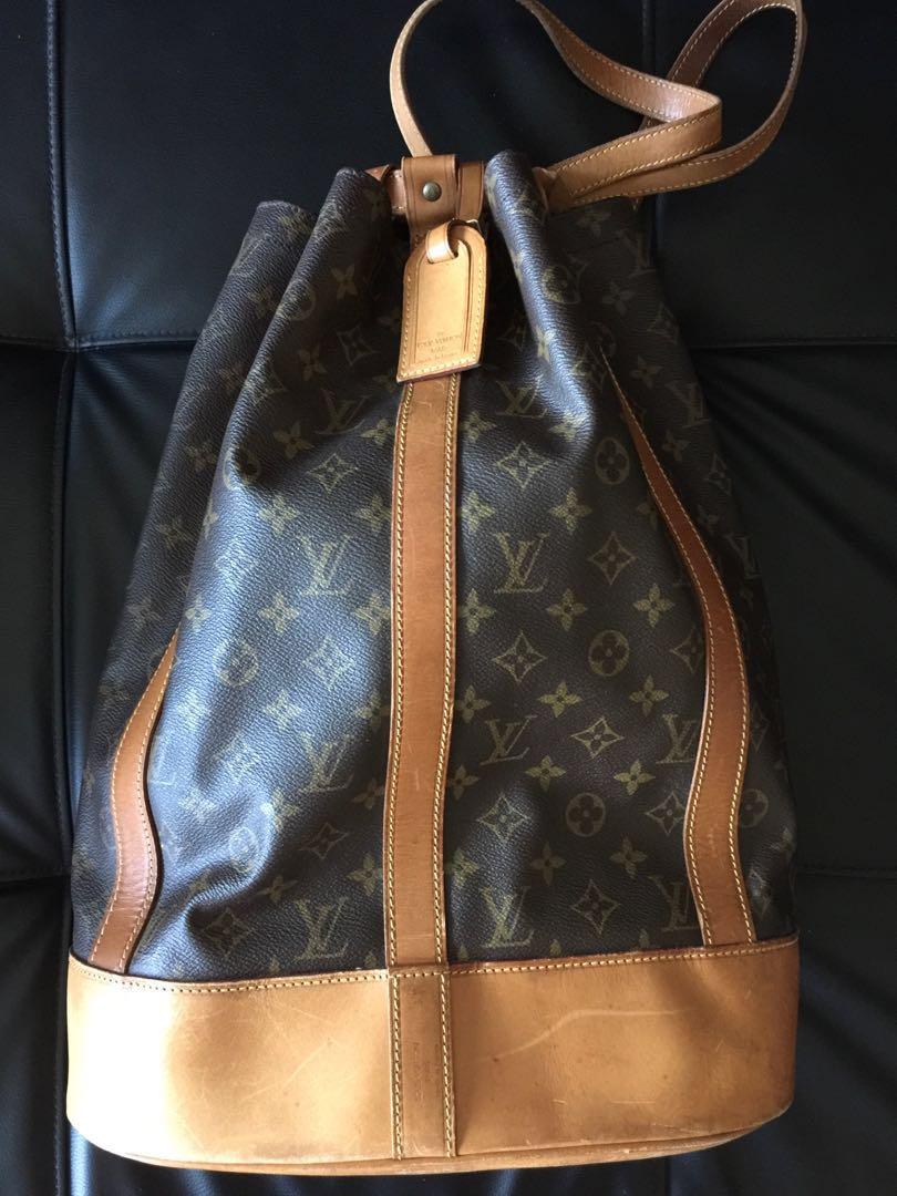 停產絕版Louis Vuitton LV Vintage Boxing Bag L Size, 名牌, 手袋及銀