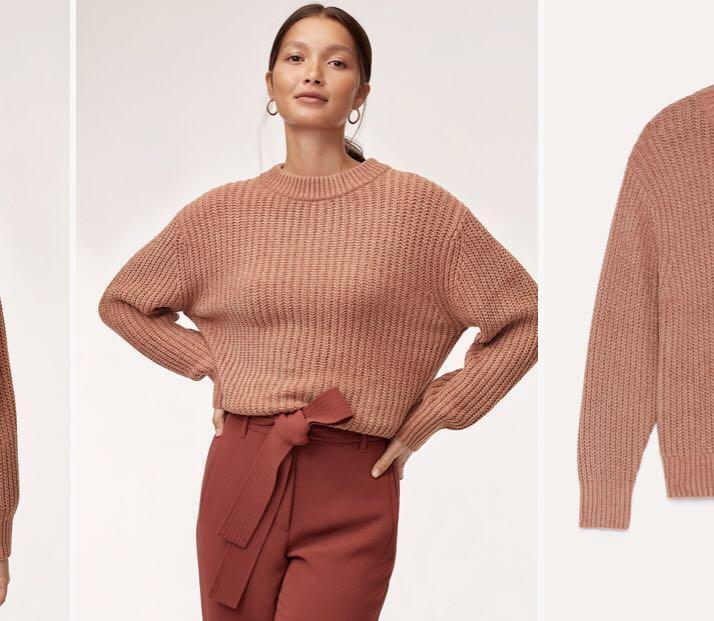 Aritzia Wilfred Salette Sweater Women s Fashion Clothes on Carousell
