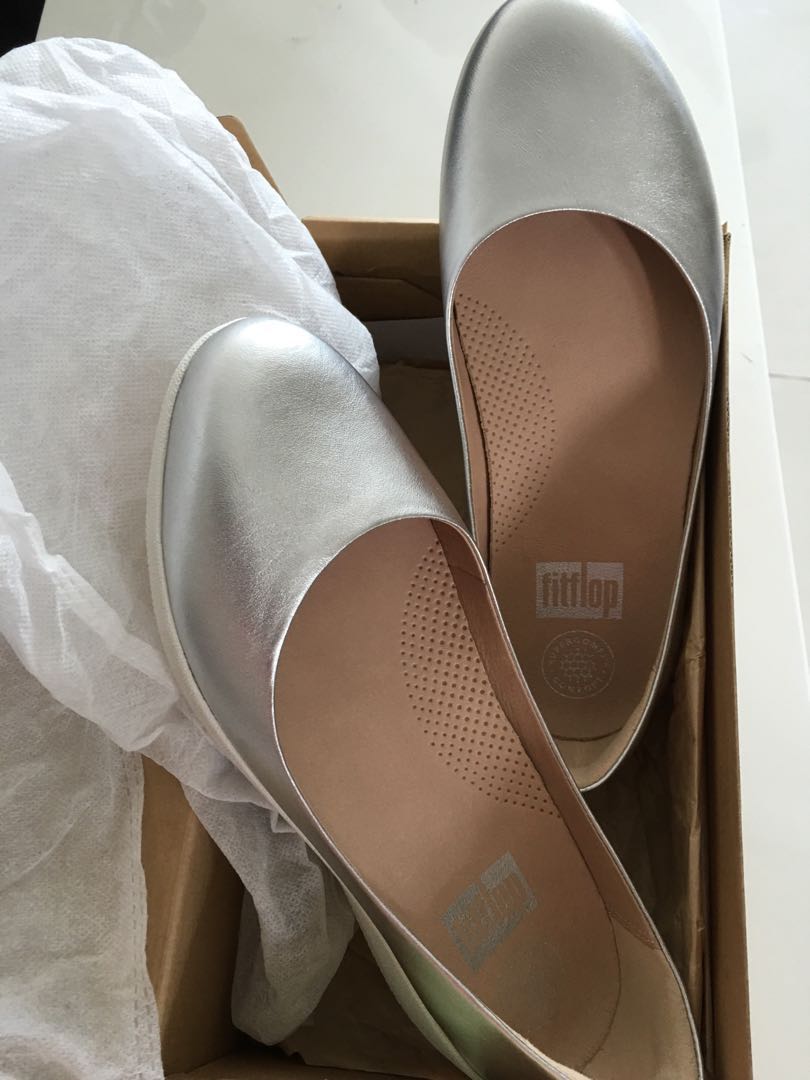 fitflop leather superballerina