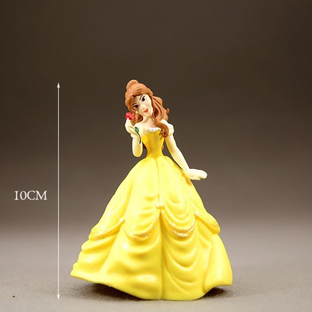 Belle Beauty And The Beast Cake Topper Figurine Toys Games Bricks Figurines On Carousell