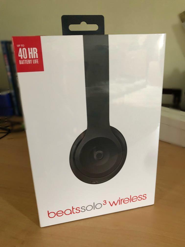 [BNIB] Beats Solo 3 wireless by Dr. Dre 100 Sealed & Original from