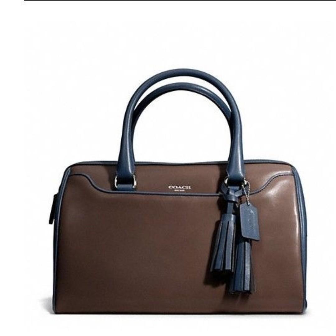 COACH LEGACY 2 TONE LEATHER HALEY SATCHEL