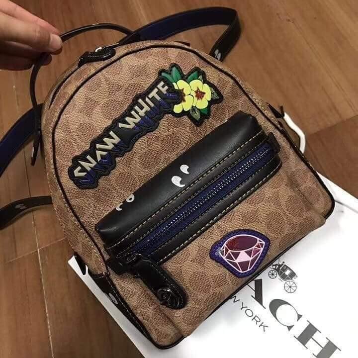 Coach backpack clearance snow white