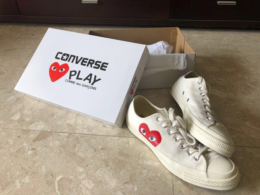comme des garcons play x converse chuck taylor 1970s ox
