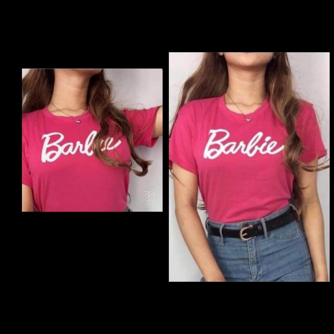 hot pink barbie shirt