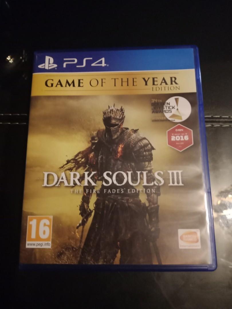 Dark Souls 3 Iii Fire Fades Game Of The Year Goty Toys Games Video Gaming Video Games On Carousell