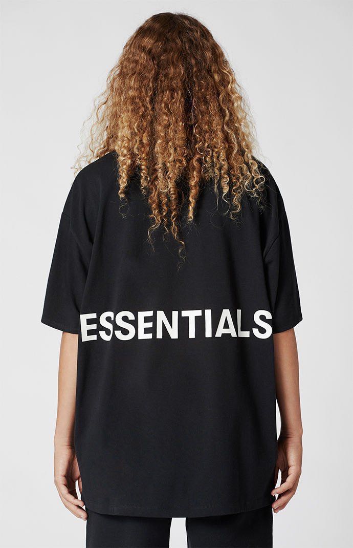 在庫日本製essentials Boxy Graphic Long Sleeve Tシャツ/カットソー(七分/長袖)