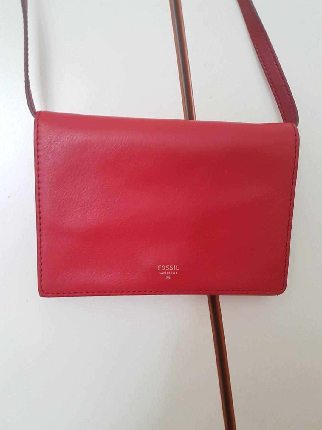 fossil cross body purse