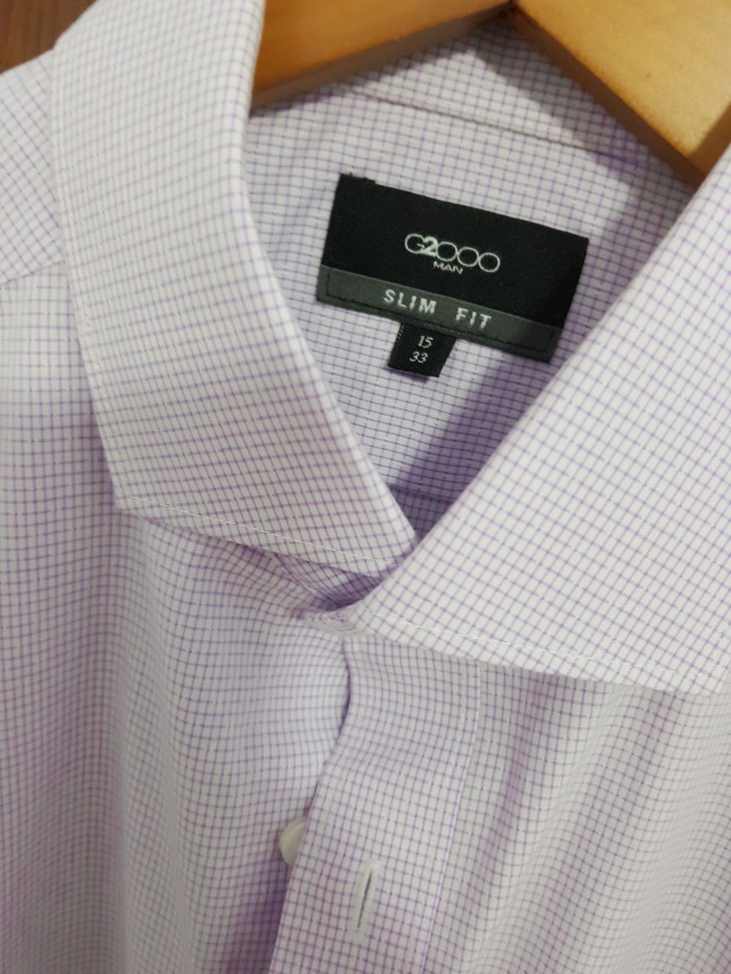 G2000 Shirts Slim Fit Size 15 Men s Fashion Tops Sets