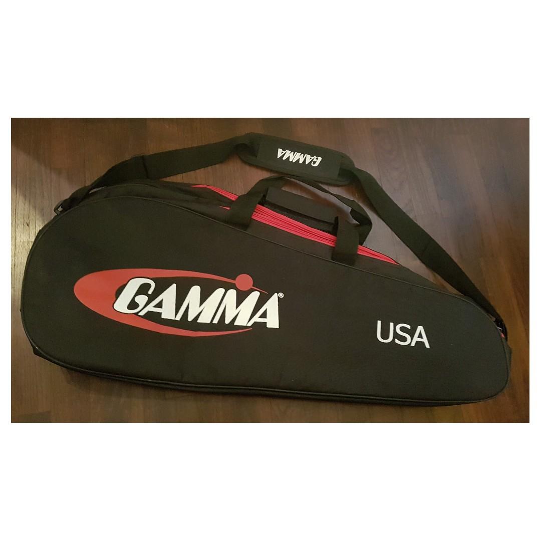 GAMMA USA Tennis Racket Bag Holder Sleeve Cover Sports Equipment Sports Games Racket Ball Sports on Carousell