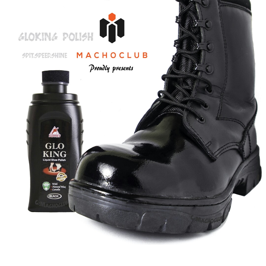 black liquid shoe polish