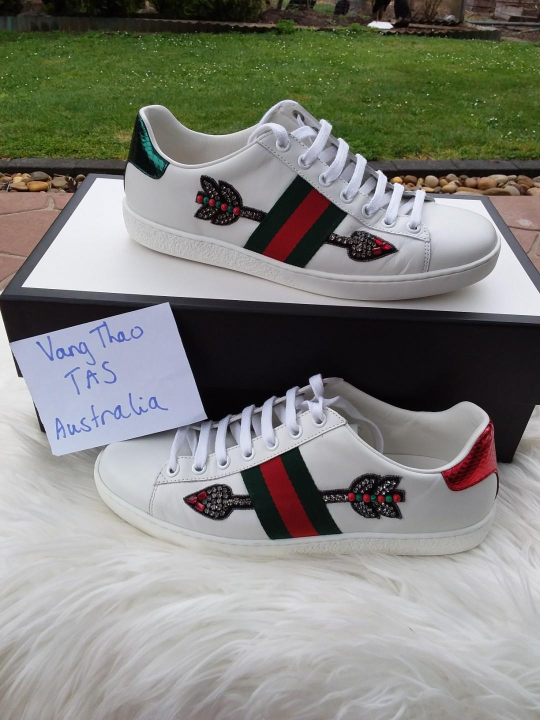 gucci white sneakers australia