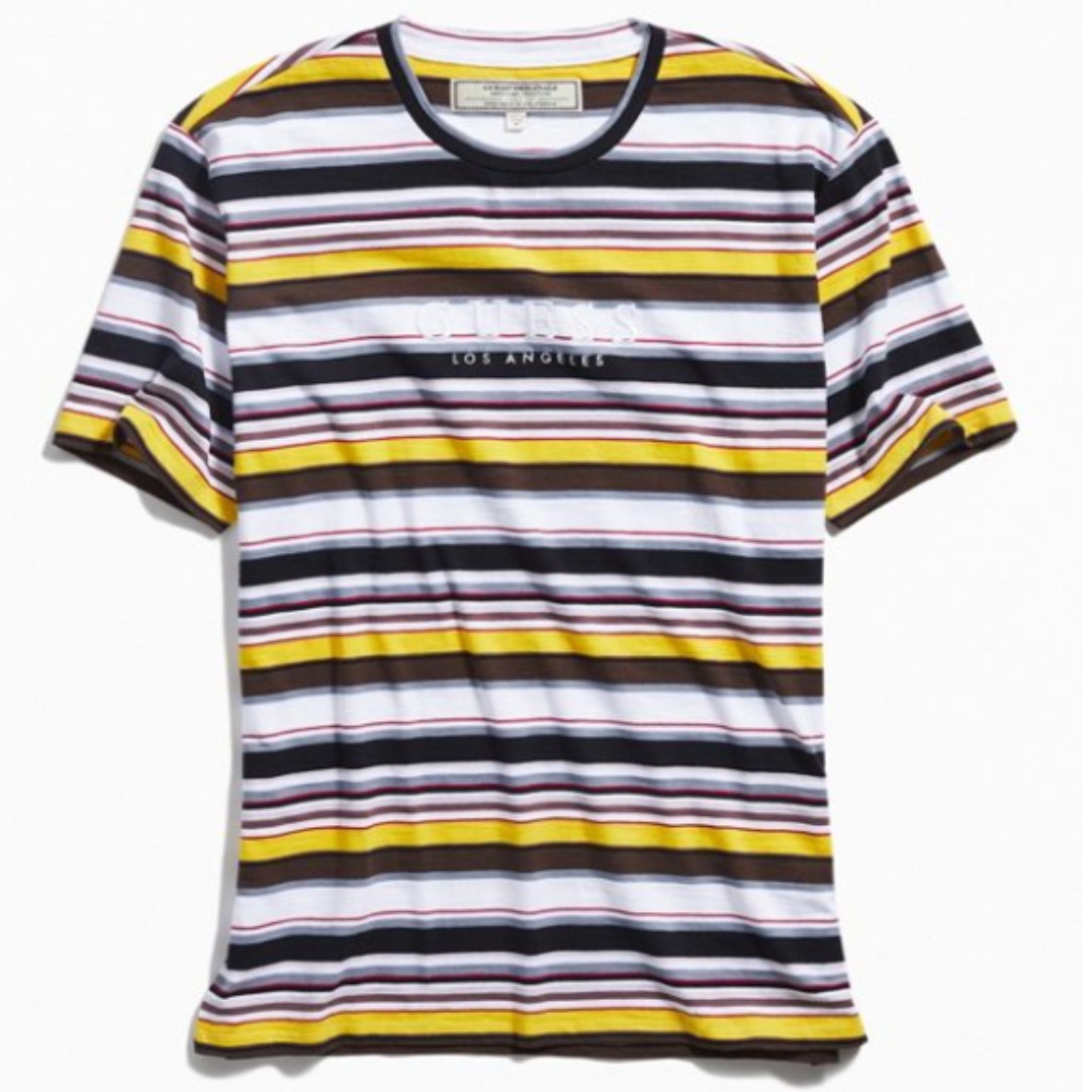 guess ashton striped tee