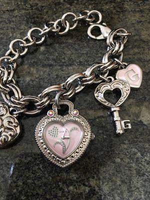 Guess Charm Bracelet Watch Women S Fashion Watches Accessories Watches On Carousell