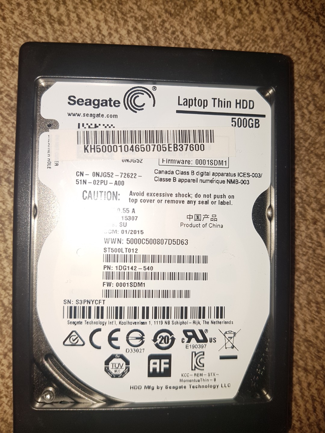 Hard Disk 500GB, Computers & Tech, Parts & Accessories, Hard Disks ...