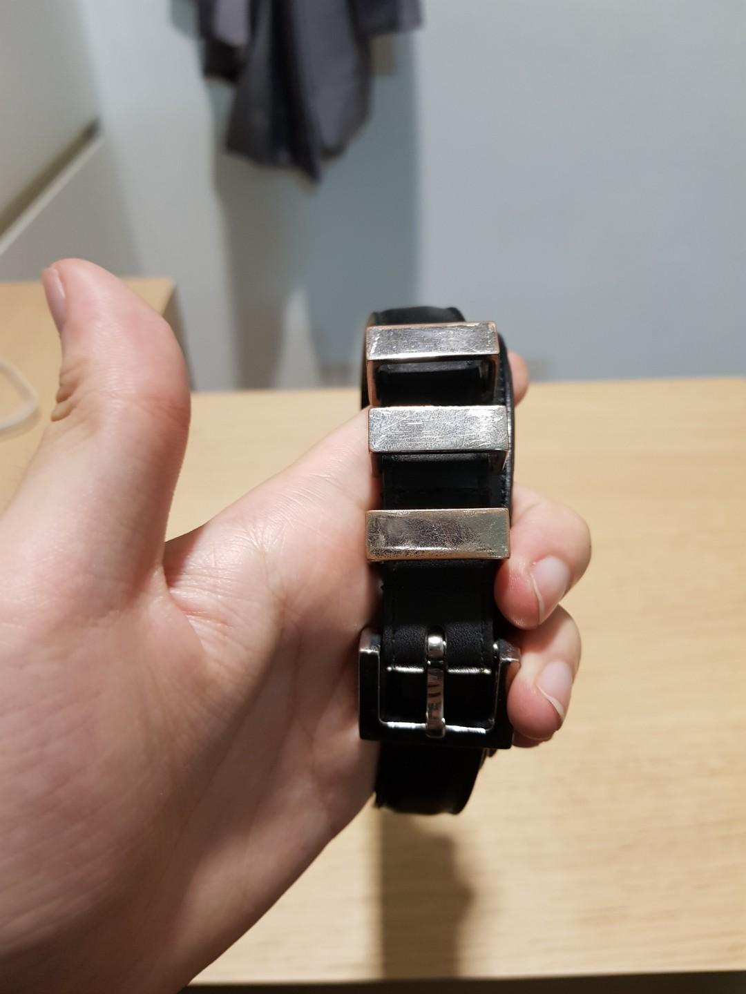saint laurent three passant belt