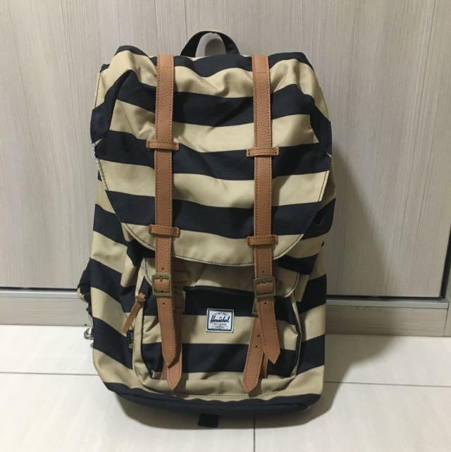 Herschel striped backpack Outlet