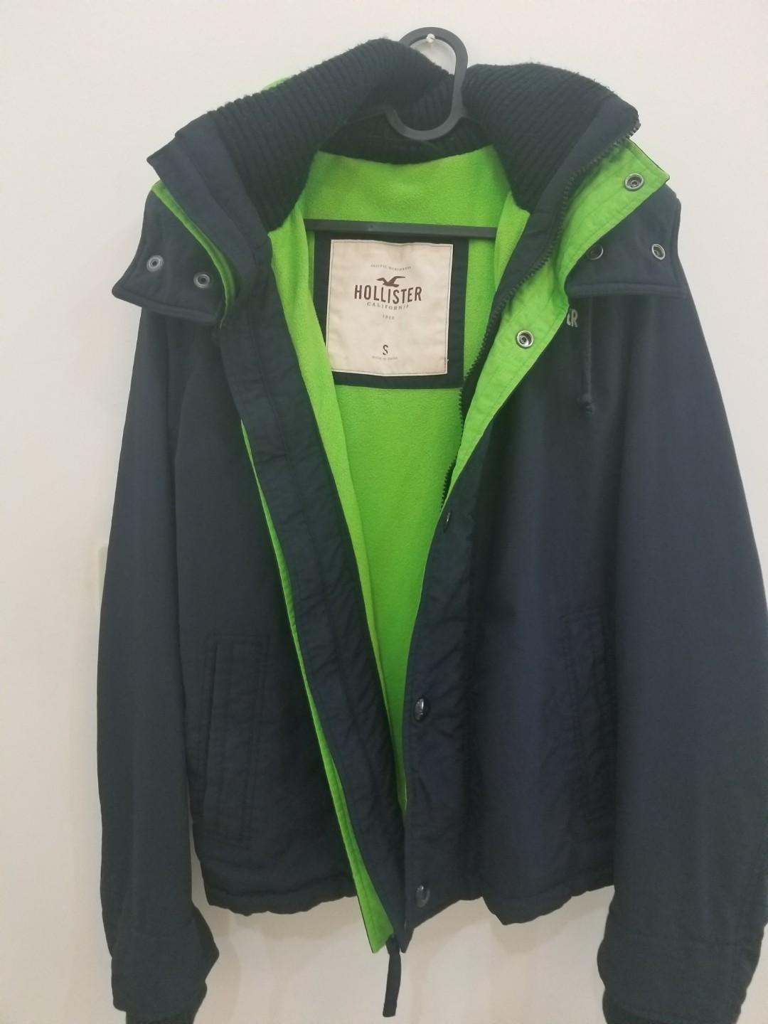 Hollister online waterproof coats