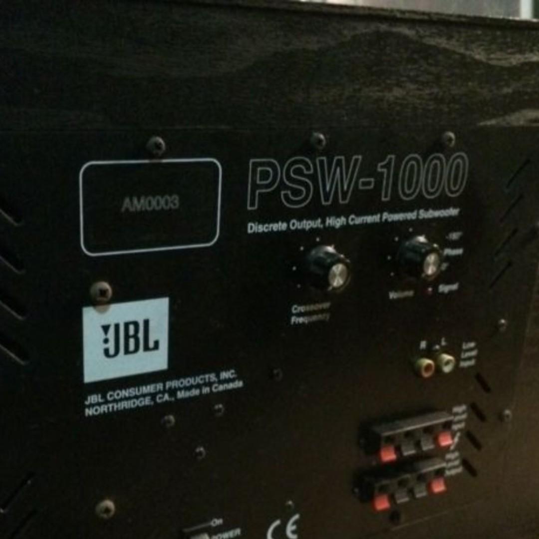JBL PSW1000 Subwoofer, Audio, Soundbars, Speakers & Amplifiers on Carousell