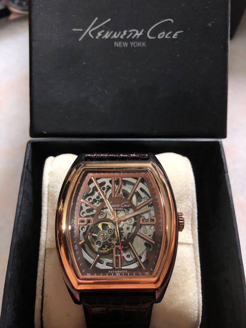 kenneth cole interchangeable skeleton watch