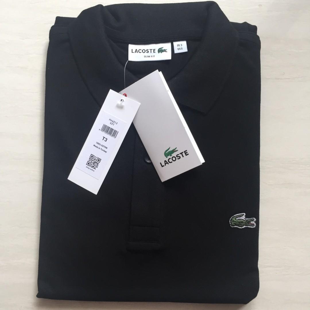 lacoste slim polo
