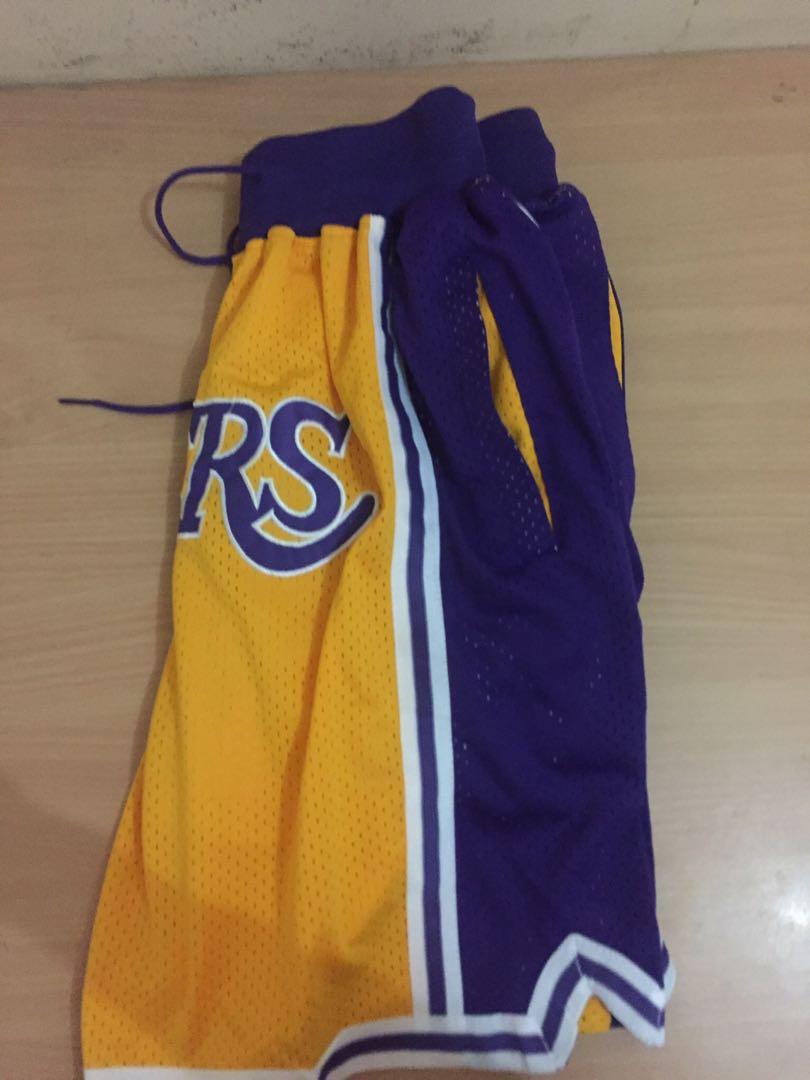 Lakers shorts lebron sale just don