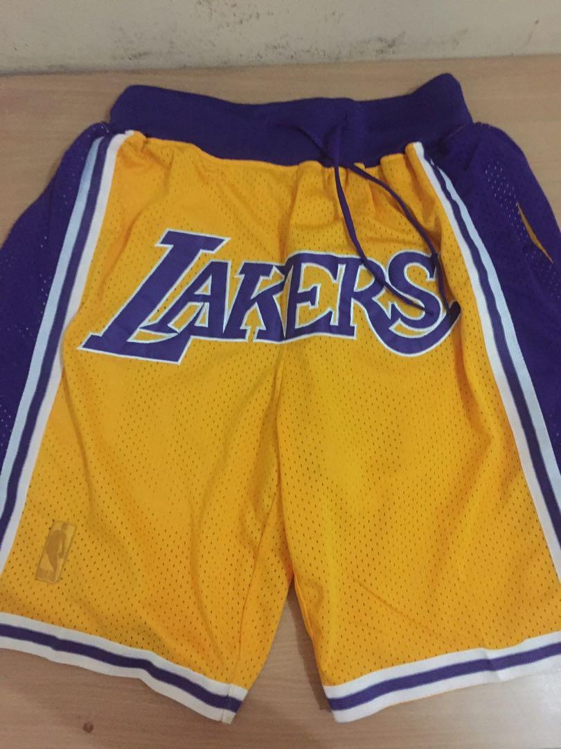 Lakers Lebron Shorts Just Don Sports Athletic Sports Clothing On Carousell