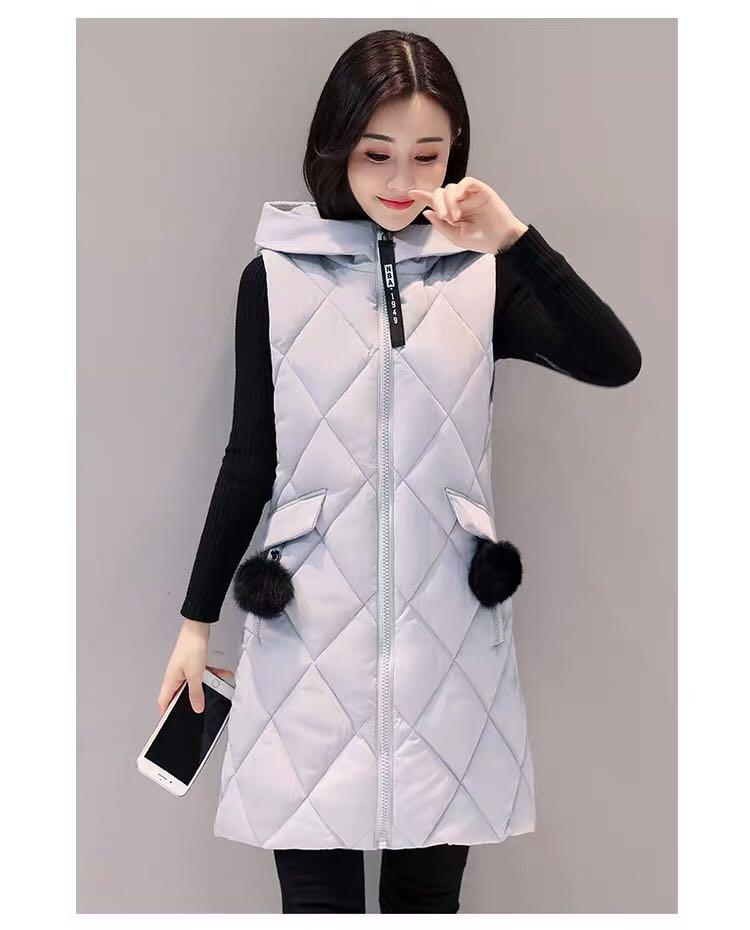 M 3xl Down Coat Vest Women S Jacket In The Long Section Of The