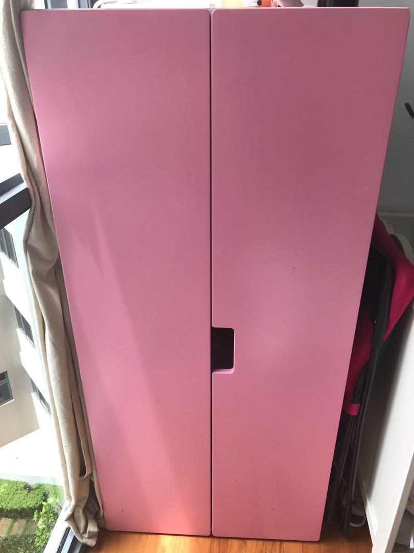 Moving Out Sale Ikea Stuva Children S Wardrobe White Pink