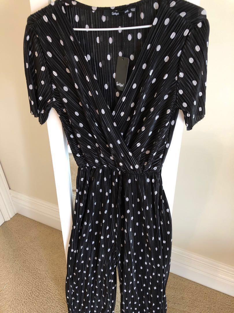 Sportsgirl crinkle jumpsuit clearance