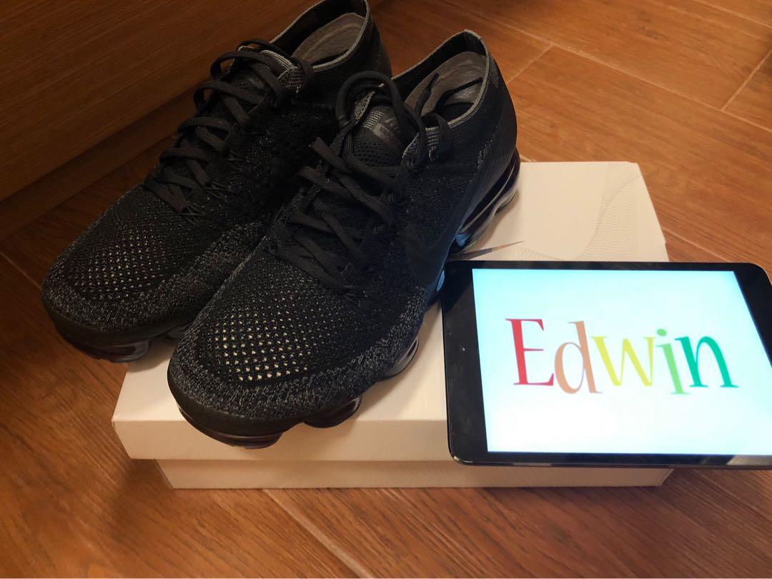 vapormax flyknit triple black 1.0