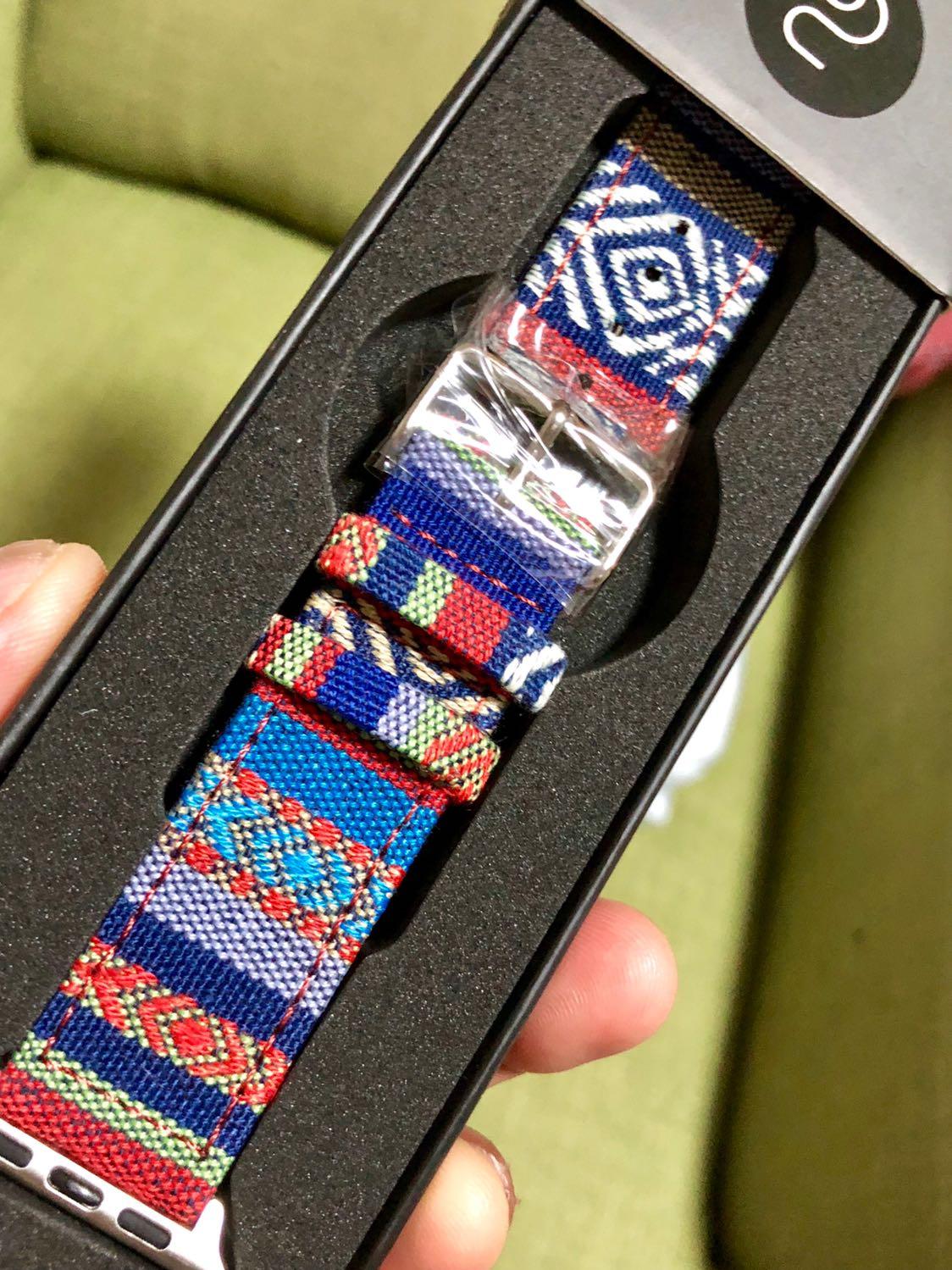 Nyloon Apple Watch Strap Men s Fashion Watches Accessories Jewelry on Carousell