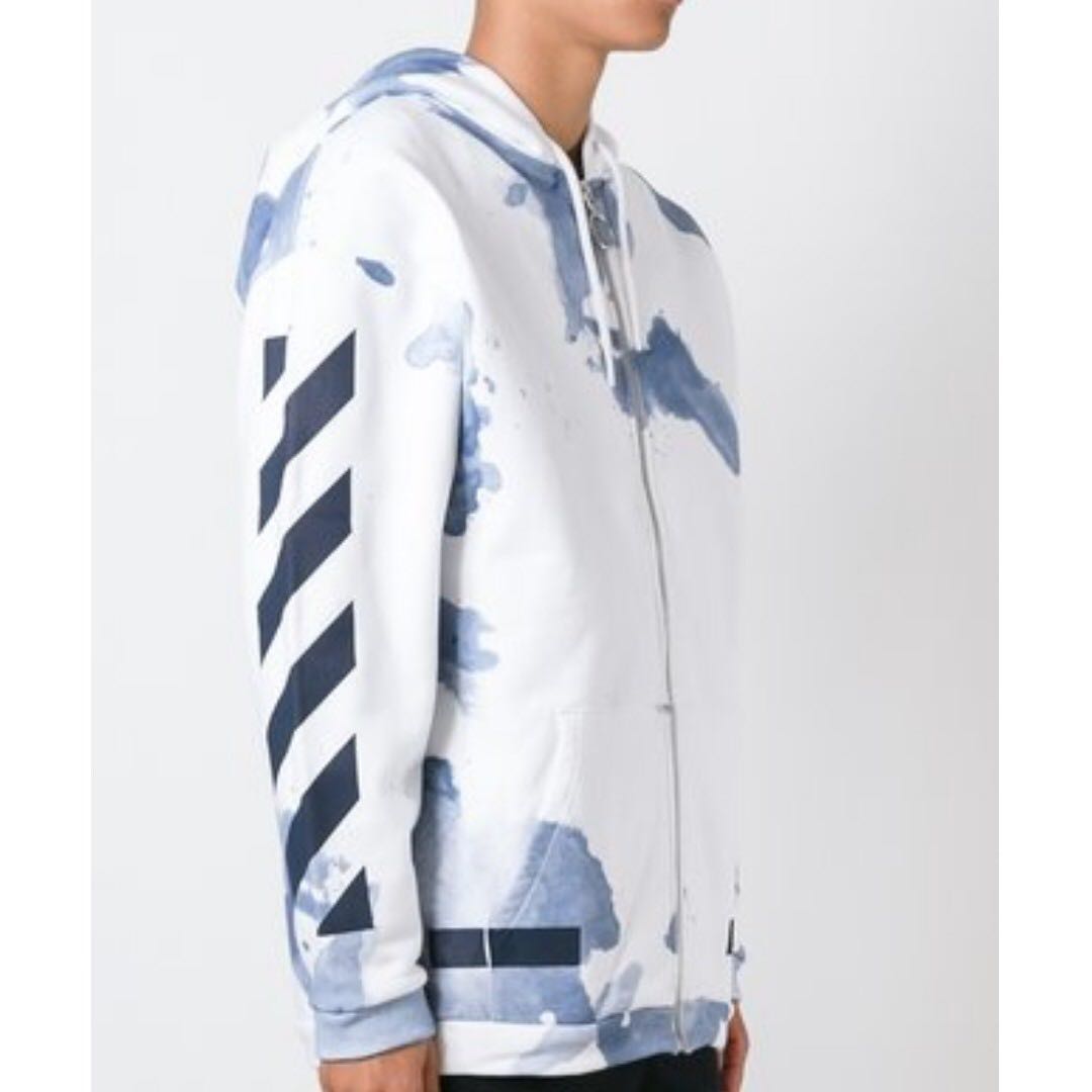 off white liquid hoodie