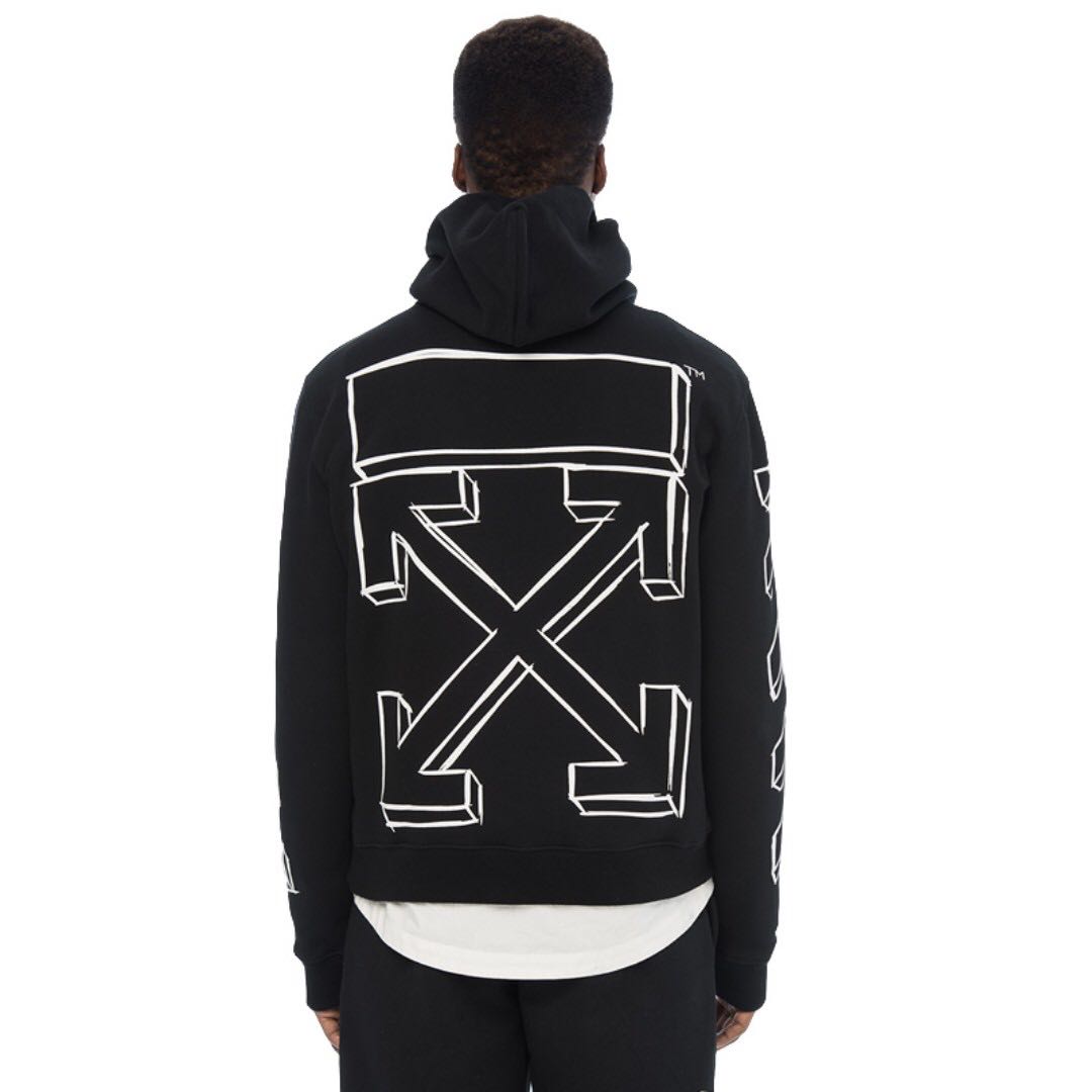 marker arrows hoodie