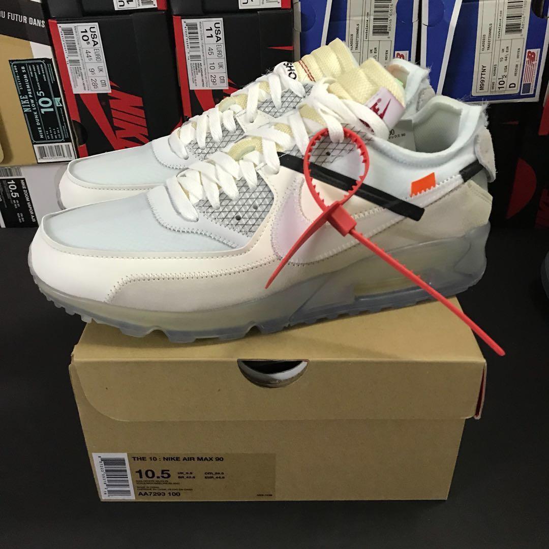 nike air max 90 off white og