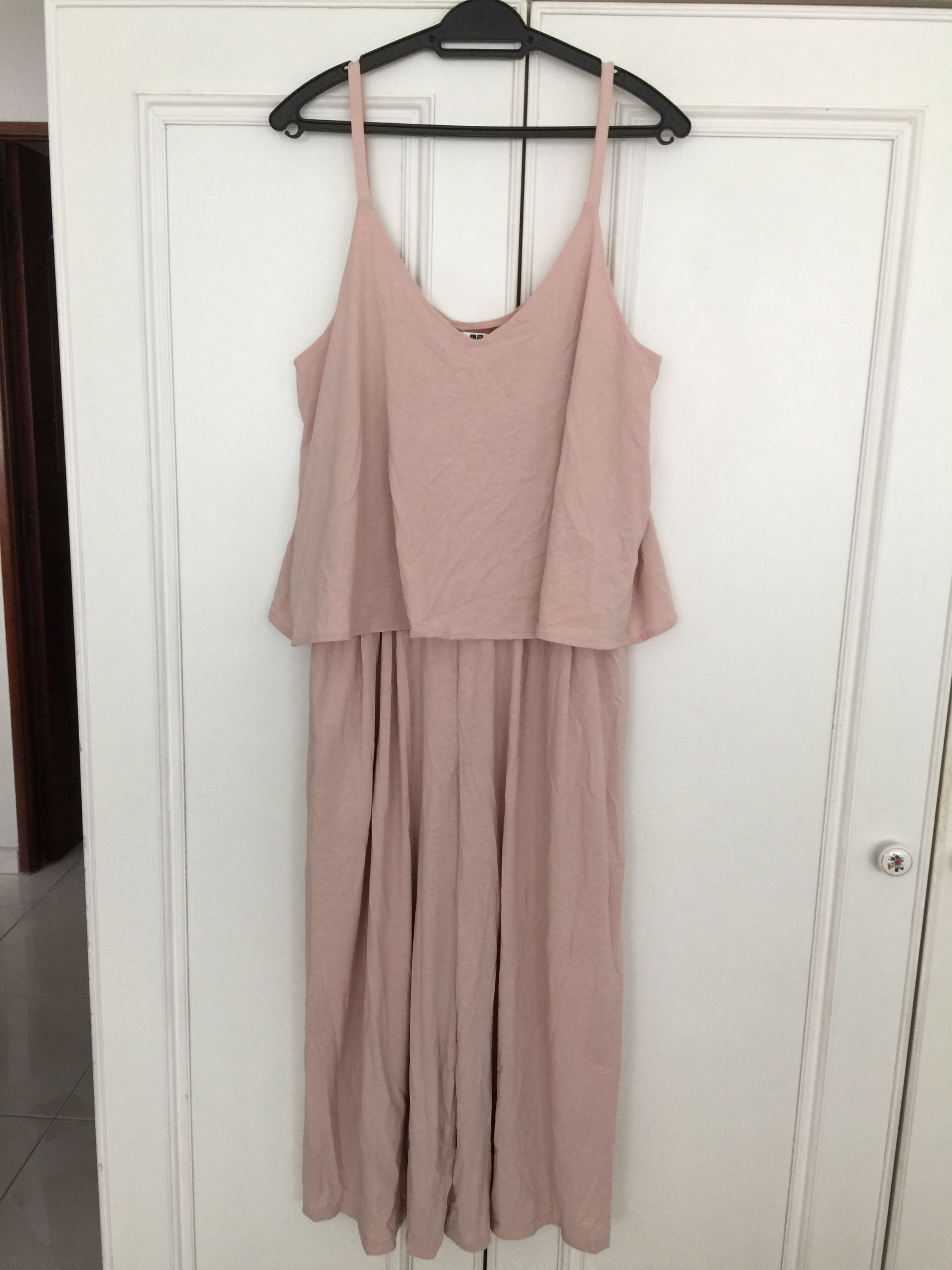 uniqlo camisole jumpsuit