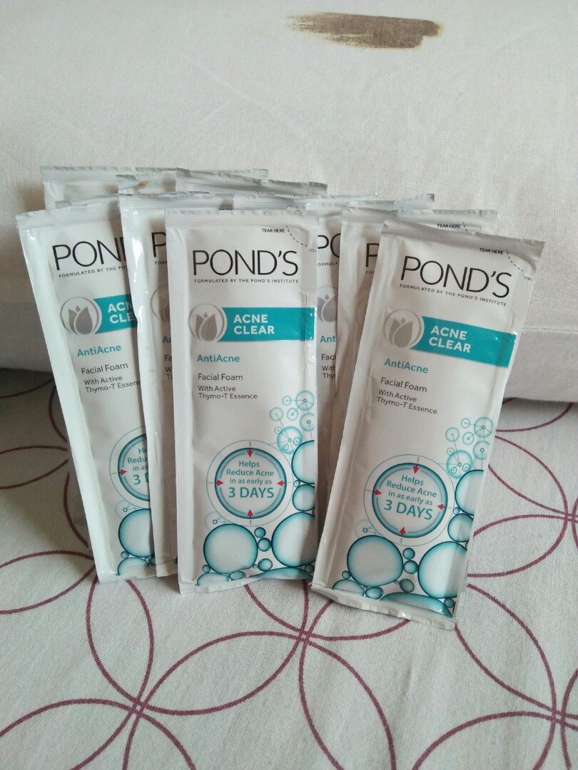 ponds acne clear foam