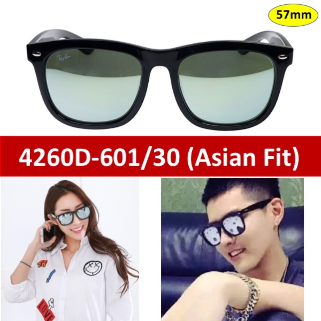 RayBan 4260D 601 30 Asian Fit Men s Fashion Watches