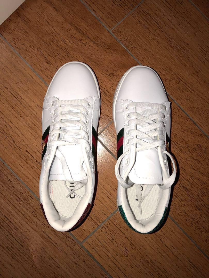 REDUCED GUCCI replica ace embroidered sneakers Women s Fashion