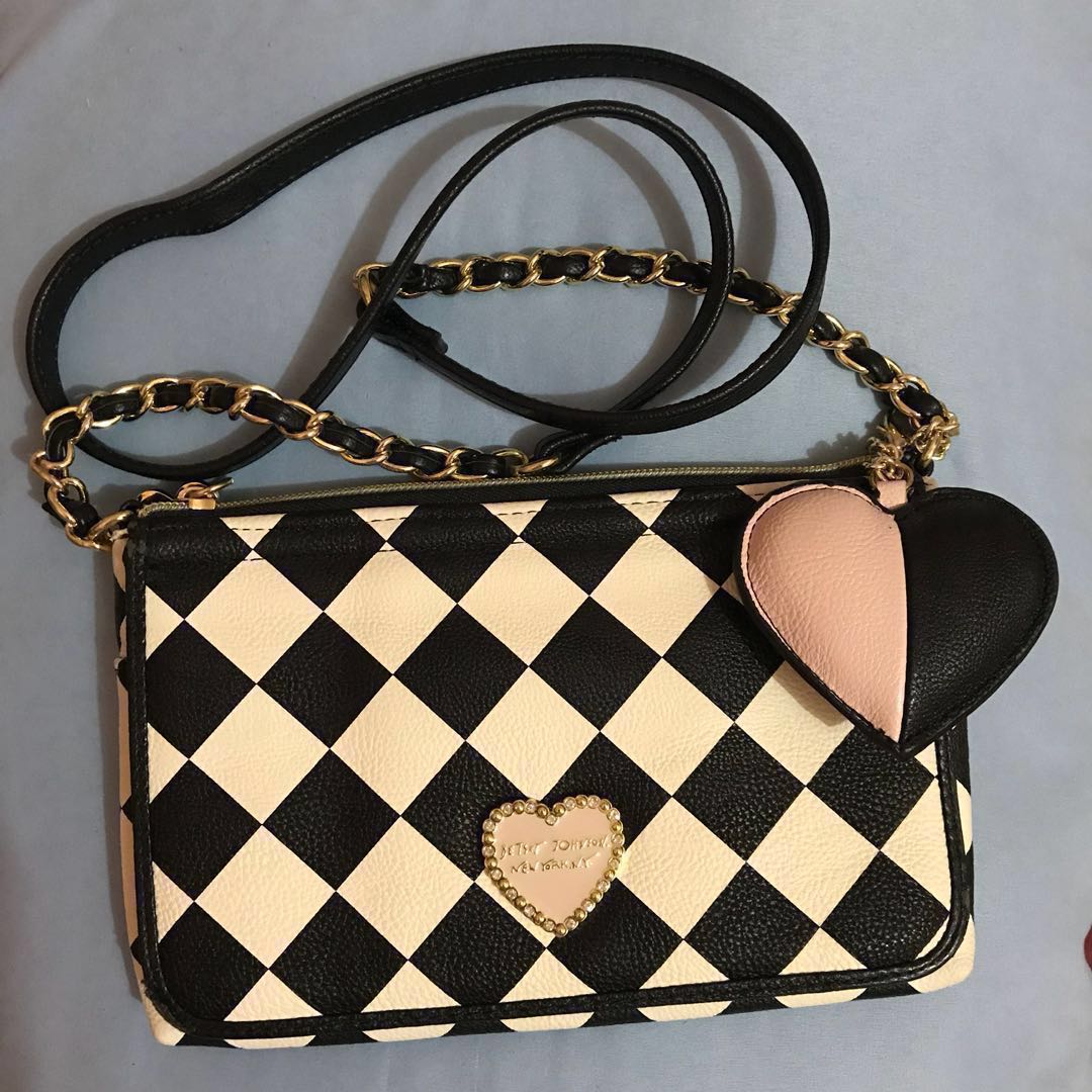 Betsey johnson sling bag sale