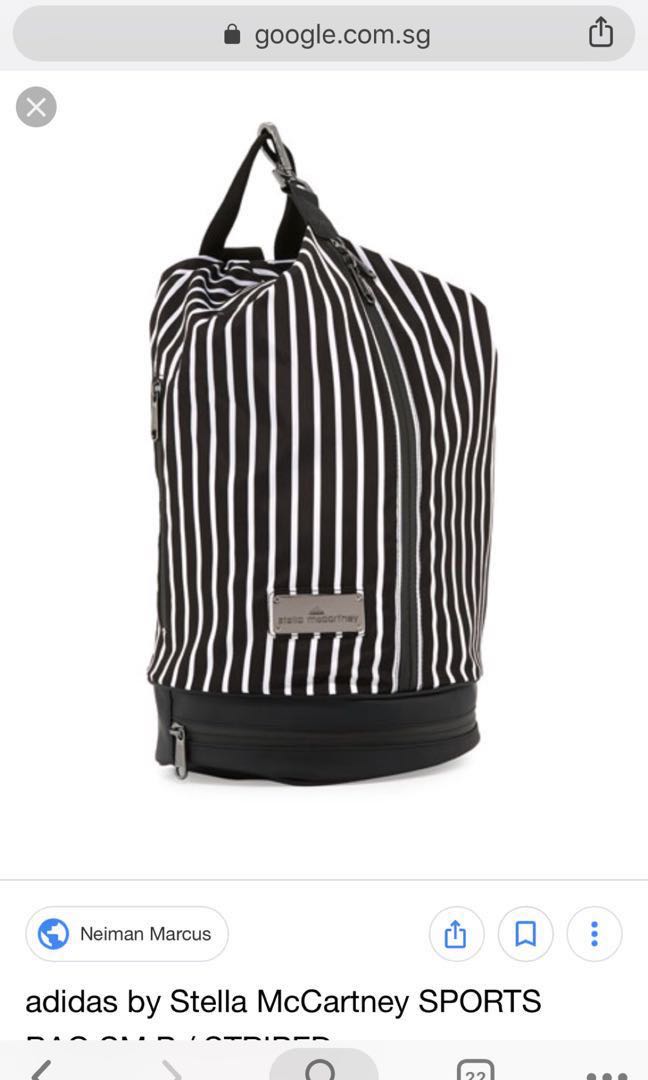 adidas striped backpack