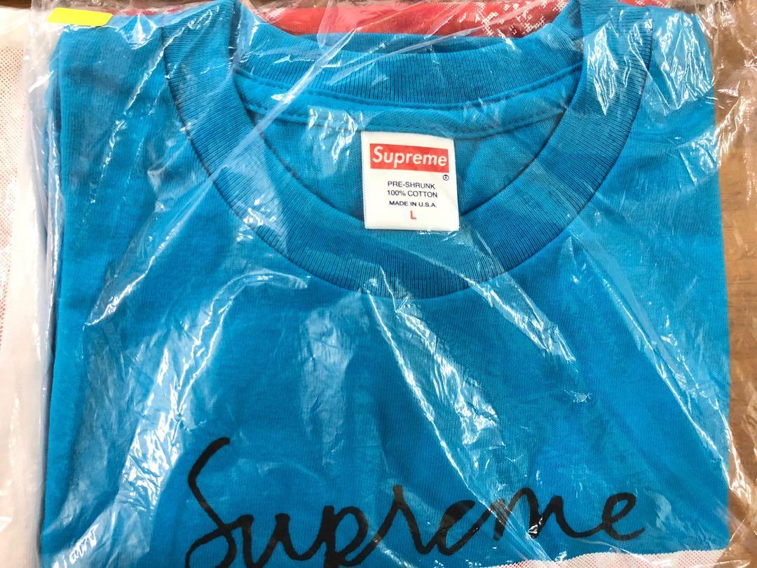 Supreme madonna tee blue hot sale