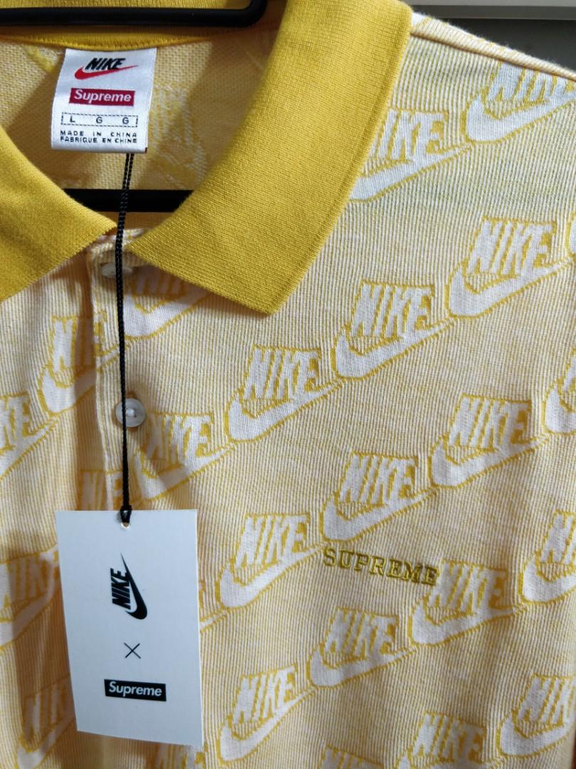 Supreme x Nike Jacquard Polo Size XL $250!!! #supreme #nike