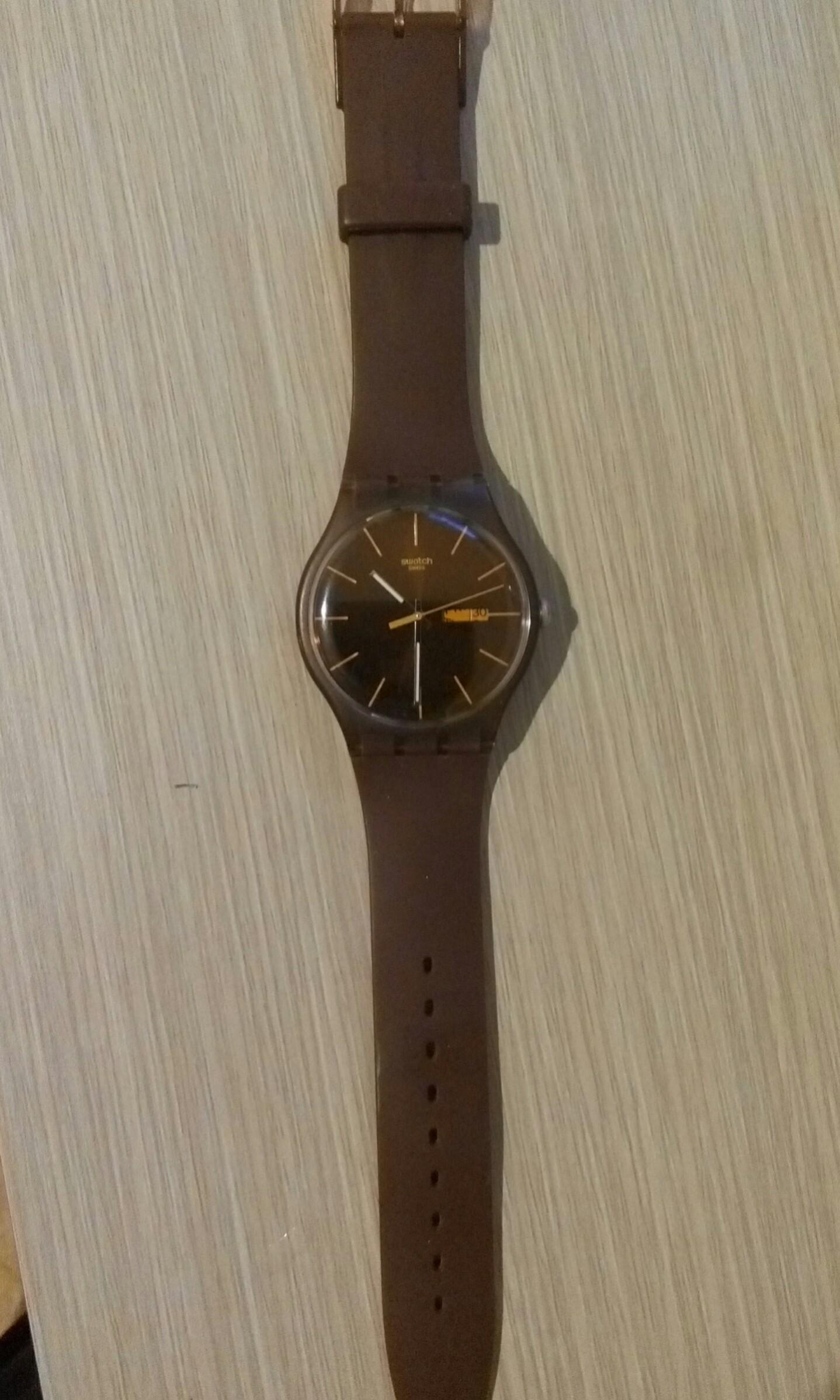 Swatch patented water new arrivals resistant swiss made v8