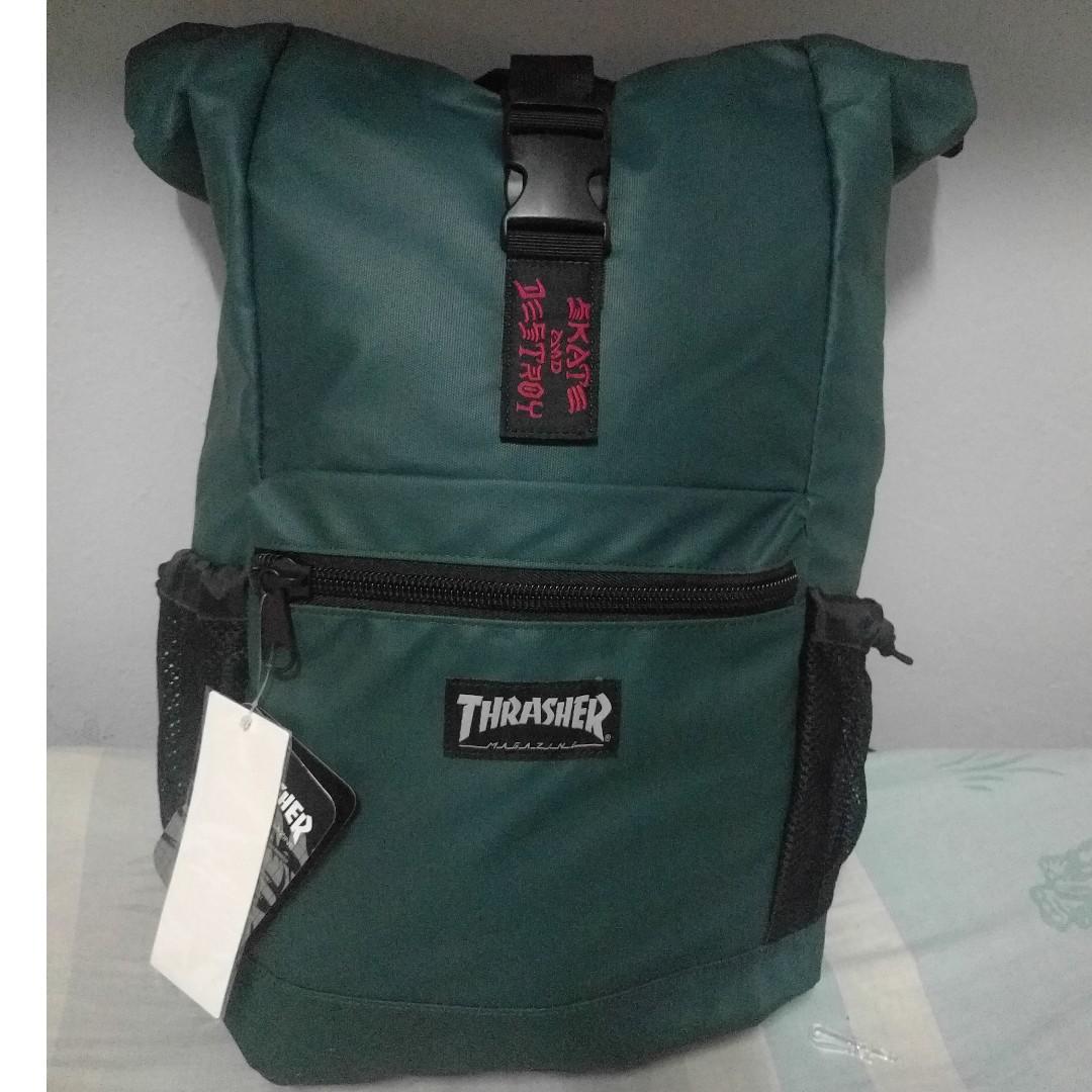 Thrasher Backpack (Category: Backpacks) located in Kuala Lumpur. Submitted by mekdongfook (Listing ID 193976342, Image 1). Description: Brand new. Still in very good condition Whatsapp 012 6579253 for fast deal/details.