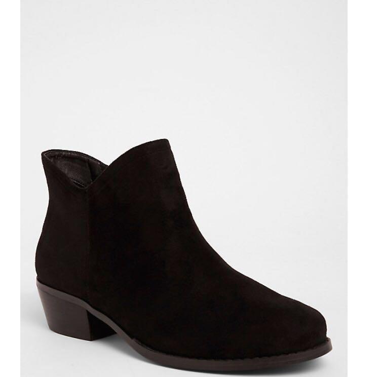 TORRID Black Ankle Boots (Size 12 