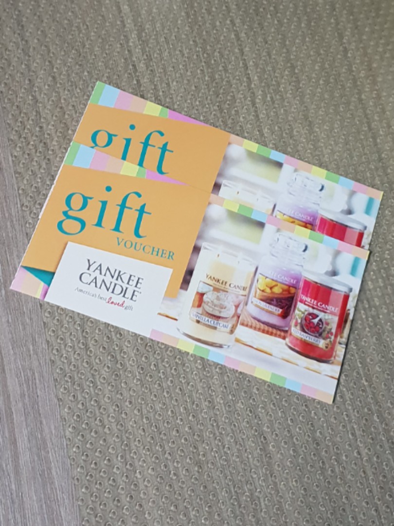 Yankee Candle Voucher, Tickets & Vouchers, Vouchers on Carousell