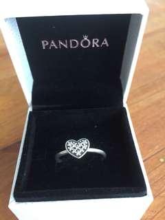 Pandora- Heart Zirconia Ring