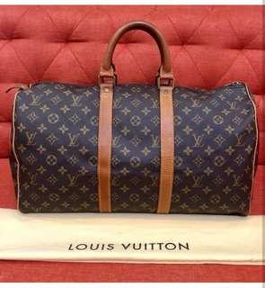 Louis Vuitton - NO RESERVE PRICE - Keepall 55 Monogram - Catawiki