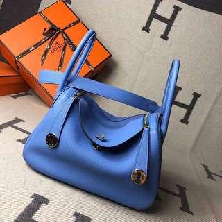 Brand New Hermes Lindy 26, Rouge Tomato in Clemence PHW #A, Luxury, Bags &  Wallets on Carousell